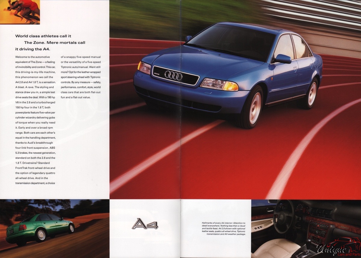 1999 Audi Brochure Page 16